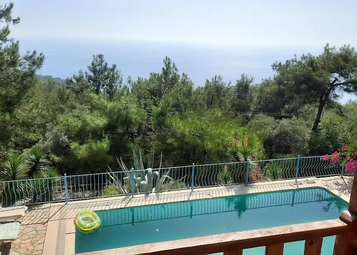别墅 With Sea Views In Faralya 费特希耶